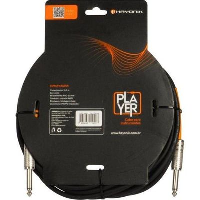 Cabo Instrumentos Player P10 X P10 10m Hayonik