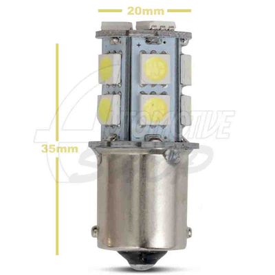 Lâmpada Um Polo P21W de 13 Leds super branco Unidade