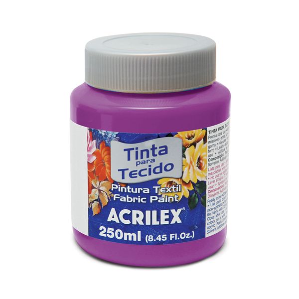 Tinta para Tecido Acrilex 250ml Magenta