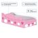 Mini Cama Infantil 157,5x72,5cm com Proteção Lateral Personagens Nuvem Menina K02 - D'Rossi