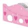 Mini Cama Infantil 157,5x72,5cm com Proteção Lateral Personagens Nuvem Menina K02 - D'Rossi