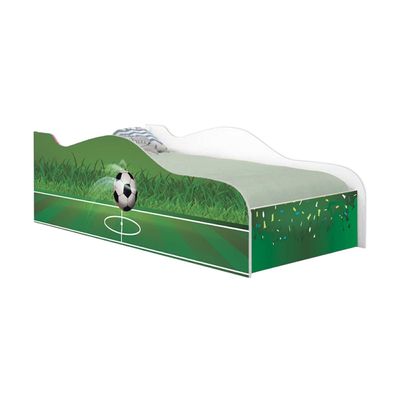 Cama Solteiro Infantil 197x91,5cm para Quarto Personagens Copa Futebol K02 - D'Rossi