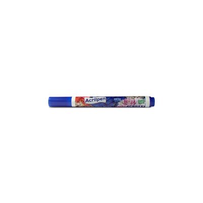 Caneta para Tecido Acrilpen Azul Turquesa