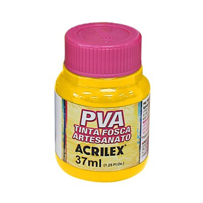 Tinta Pva Fosca para Artesanato 37ml Amarelo Ouro