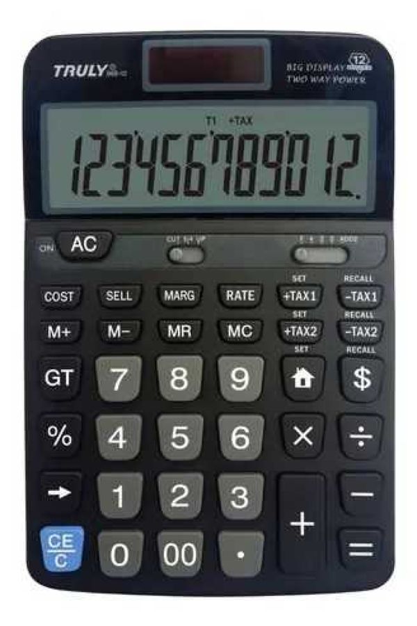 CALCULADORA DE MESA 12 DIG 968-12 TRULLY