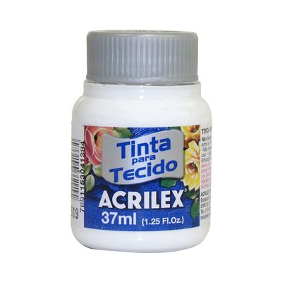 Tinta para Tecido 37ml Branca