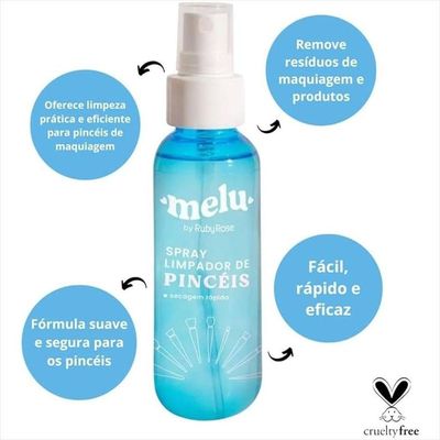Ruby Rose Limpador De Pinceis Melu Rr1801 100ml