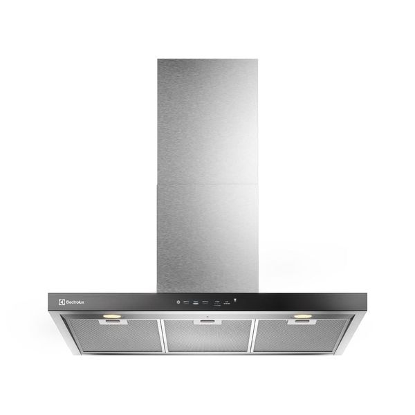 Coifa de Parede Electrolux 90cm Inox Experience com Inteligência Artificial e Alto Poder Sucção (CE9TF) 127V