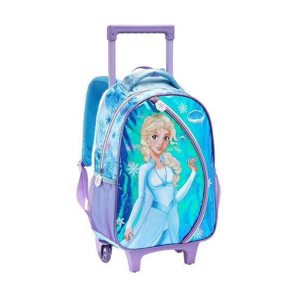 Mochila de Rodinhas Infantil Seanite Princesa Gelo 16
