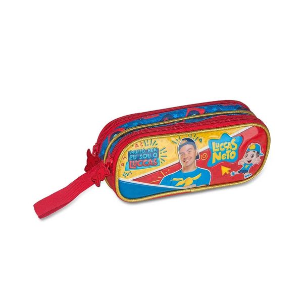 Estojo Infantil Up Luccas Neto Muito Bem Eu Sou O Luccas com 02 Divisórias Modelo LN9010F Estojo Infantil Up Luccas Neto Muito Bem Eu Sou O Luccas com 02 Divisórias Modelo LN9010F