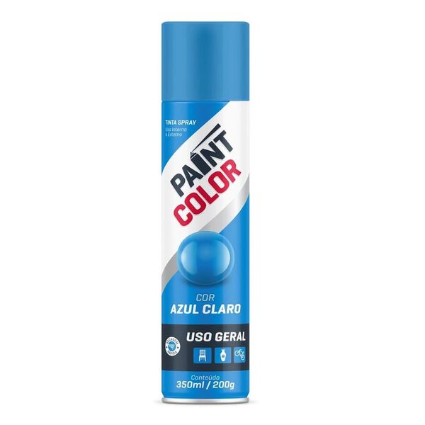 Tinta Spray Paintcolor Uso Geral Azul Claro 350ml Tinta Spray Paintcolor Uso Geral Azul Claro 350ml