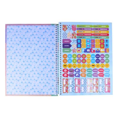 Caderno Universitário Mentos 10 Matérias 160 Folhas Jandaia - Item Sortido