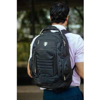 Mochila de Notebook Spartan Preta SPM2300300 Isibras