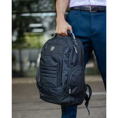 Mochila de Notebook Spartan Preta SPM2300300 Isibras