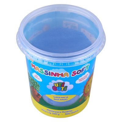 Massa De Modelar Soft Utiguti 500g Azul Escuro Fila Canson