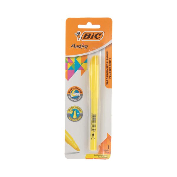 Marcador de Texto Bic Liner Amarelo