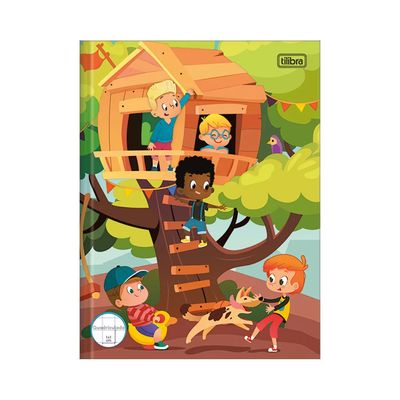Caderno Quadriculado Tilibra 1x1cm Brochura Capa Dura Sapeca 40 Folhas Capas Diversas - Item Sortido