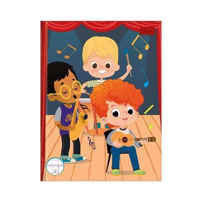 Caderno Quadriculado Tilibra 1x1cm Brochura Capa Dura Sapeca 40 Folhas Capas Diversas - Item Sortido