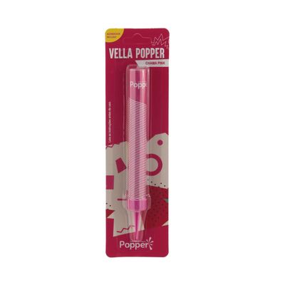 Vela de Aniversário Popper Fontana Rosa
