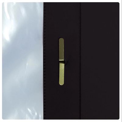 Pasta Catálogo Dac A3 Capa Preta Visor com 04 Colchetes, 30 Envelopes Plásticos Transparentes Médios