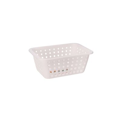 Cesto Organizador Ordene em Plástico Branco 5,2L