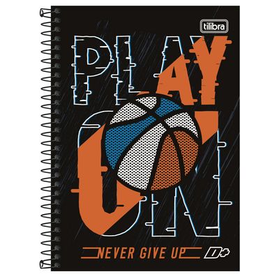 Caderno Tilibra Espiral Capa Dura 1/4 D Mais 96 Folhas Capas Diversas - Item Sortido