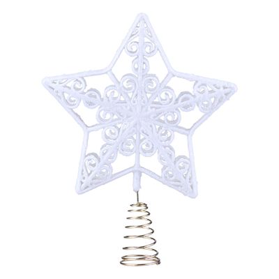 Ponteira Estrela Decor Gliter 15x20cm Cv244265 Cazza
