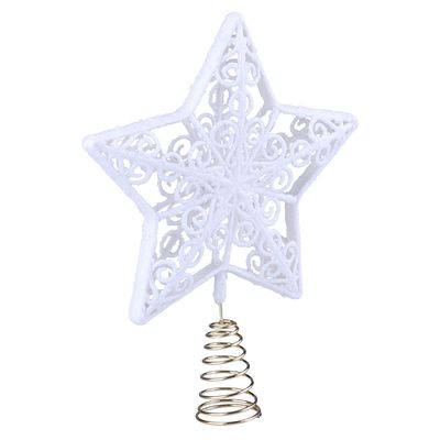 Ponteira Estrela Decor Gliter 15x20cm Cv244265 Cazza