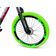 Bicicleta Aro 26 Vikingx Tuff X44 Freeride 21v Aros Vmaxx Dh Freio A Disco Pneu Flame - Preto-verde