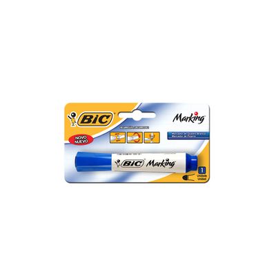 Marcador para Quadro Branco Bic Recarregável Azul Ponta Média Redonda