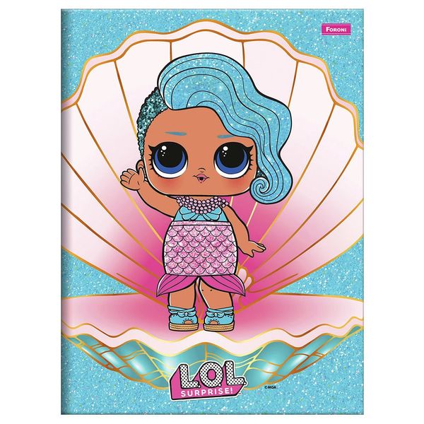 Caderno Brochura Foroni Capa Dura 1/4 Lol Dance - Item Sortido