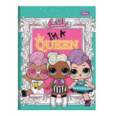 Caderno Brochura Foroni Capa Dura 1/4 Lol Dance - Item Sortido