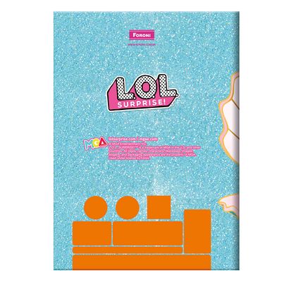 Caderno Brochura Foroni Capa Dura 1/4 Lol Dance - Item Sortido