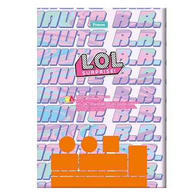 Caderno Brochura Foroni Capa Dura 1/4 Lol Dance - Item Sortido