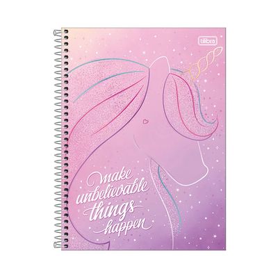 Caderno Universitário Tilibra Espiral Capa Dura Blink 1 Matéria Capas Diversas - Item Sortido