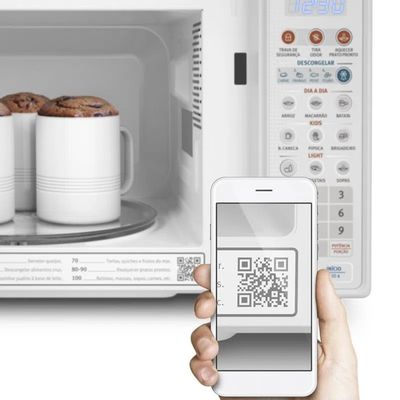 Micro-ondas Electrolux 20L Branco com Função Tira Odor e Descongelar (MTO30) 127V