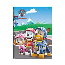 Caderno Foroni Brochura Capa Dura 1/4 Patrulha Canina Azul 96 Folhas Capas Diversas - Item Sortido