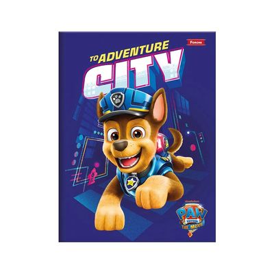 Caderno Foroni Brochura Capa Dura 1/4 Patrulha Canina Azul 96 Folhas Capas Diversas - Item Sortido