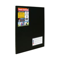 Pasta Catálogo Chies com Parafusos e 25 Envelopes Preta 24,7x33cm