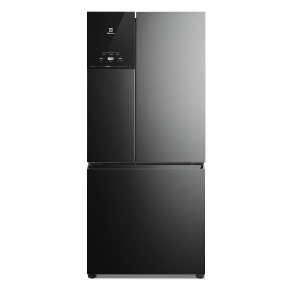 Geladeira Electrolux Frost Free Inverter 590L AutoSense 3 Portas Cor Black Inox Look (IM8B) 127V