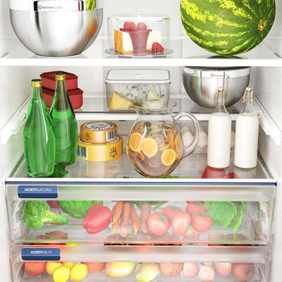 Geladeira Electrolux Frost Free Inverter 590L AutoSense 3 Portas Cor Black Inox Look (IM8B) 127V