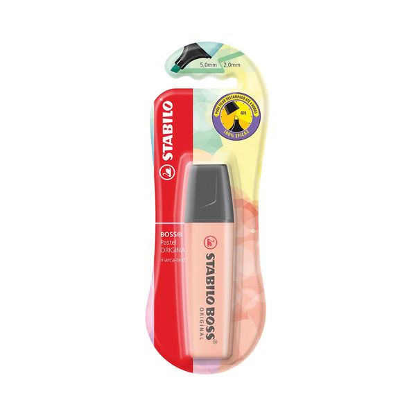Marcador de Texto Stabilo Boss Pêssego Pastel