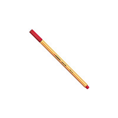 Caneta Hidrográfica Stabilo Point 0.4mm Fine Vermelha