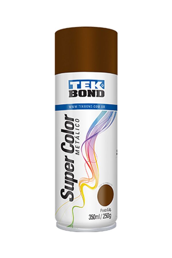 Tinta Acrílica Spray Super Color 350ml/250g Bronze Metálico