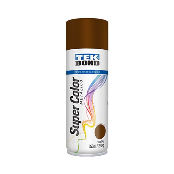 Tinta Acrílica Spray Super Color 350ml/250g Bronze Metálico