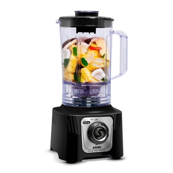 Liquidificador Arno Powermax 1400W Preto LN65 127V Liquidificador Arno Powermax 1400W Preto LN65 127V