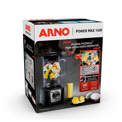 Liquidificador Arno Powermax 1400W Preto LN65 127V