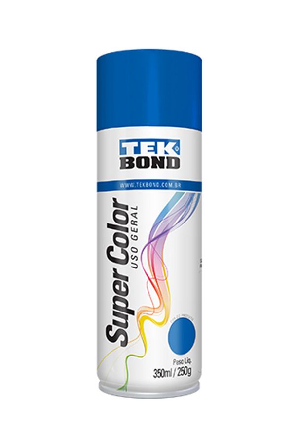 Tinta Acrílica Spray Super Color 350ml/250g Azul