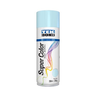 Tinta Acrílica Spray Super Color 350ml/250g Azul Claro