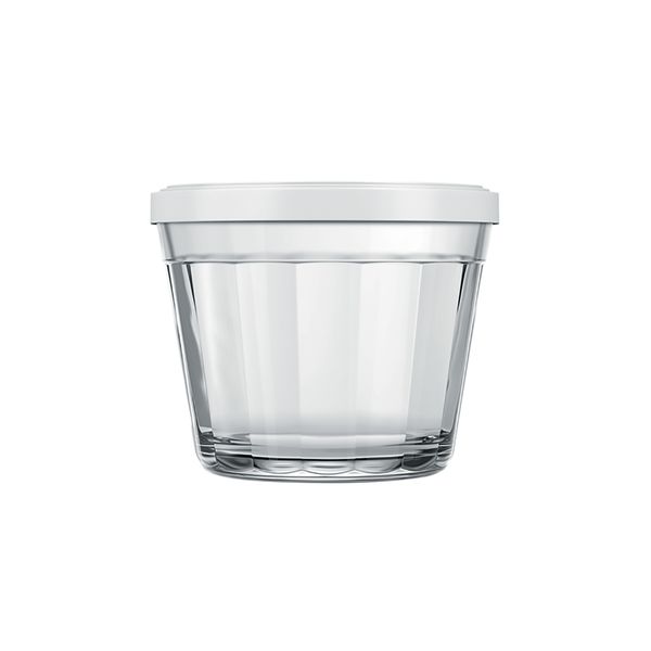 Tigela Americano Nadir em Vidro com Tampa 150ml - Item Sortido
